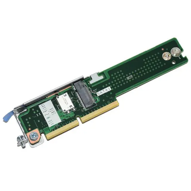 Alt view image 4 of 6 - Dell EMC PowerEdge C6420 C6400 2x M.2 2280 SATA RAID 1 Riser Adapter 0F9XF