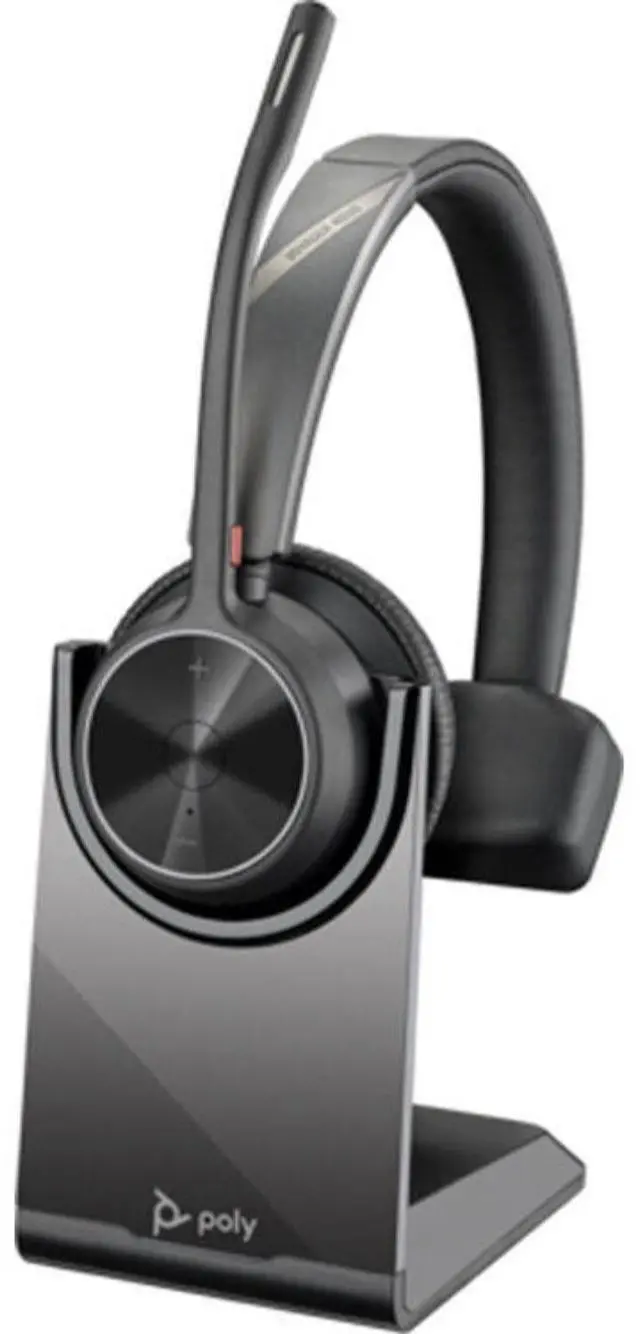 Main image of Poly Voyager 4310-M Wireless Headset BT700 Dongle & Charging Stand MS Teams