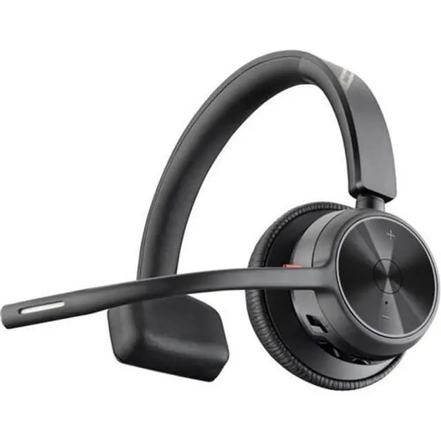 Alt view image 3 of 6 - Poly Voyager 4310-M Wireless Headset BT700 Dongle & Charging Stand MS Teams