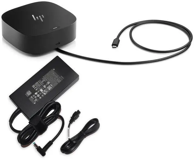 Alt view image 3 of 7 - HP USB-C G5 Docking Station 4K HDMI DP USB Hub 5TW10AA 5YK41AV Black L75125-001