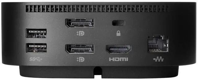 Alt view image 7 of 7 - HP USB-C G5 Docking Station 4K HDMI DP USB Hub 5TW10AA 5YK41AV Black L75125-001