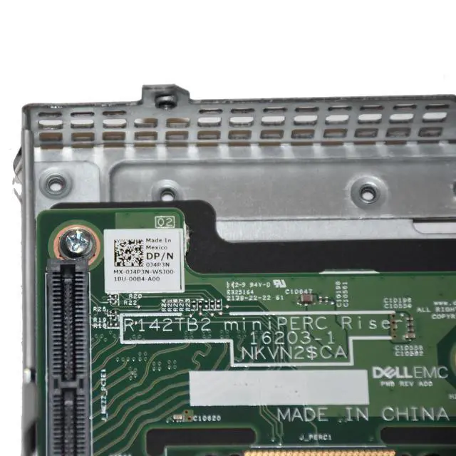 Alt view image 6 of 7 - Dell EMC Mini PERC Riser Card for PowerEdge C6420 RAID Controller J4P3N