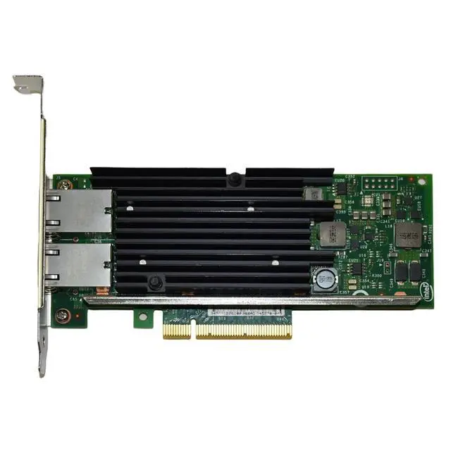 Alt view image 3 of 7 - Intel X540-T2 Dual-Ports RJ-45 10GbE PCIe Low-Profile Converged Network Adapter