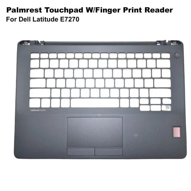 Alt view image 2 of 7 - OEM Dell Latitude E7270 Palmrest Touchpad with Fingerprint Reader K9H6Y V379C