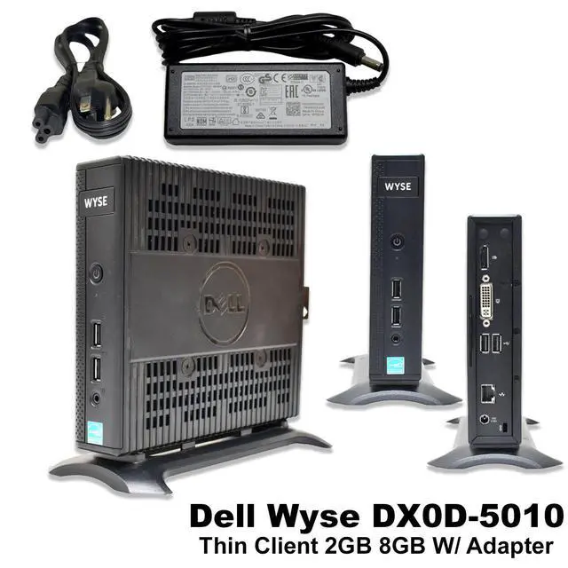Alt view image 2 of 7 - Dell Wyse Dx0D 5010 Thin Client AMD G-T48E 1.40 2GB RAM 8GB Citrix HF 8.0 9MKV0