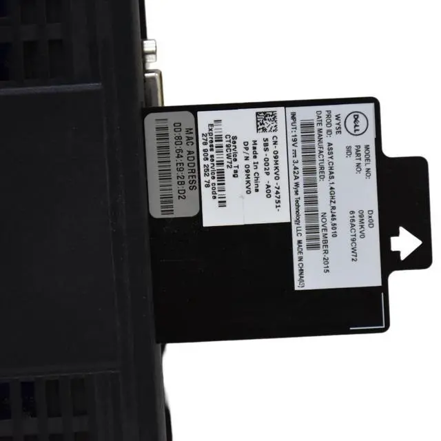 Alt view image 7 of 7 - Dell Wyse Dx0D 5010 Thin Client AMD G-T48E 1.40 2GB RAM 8GB Citrix HF 8.0 9MKV0