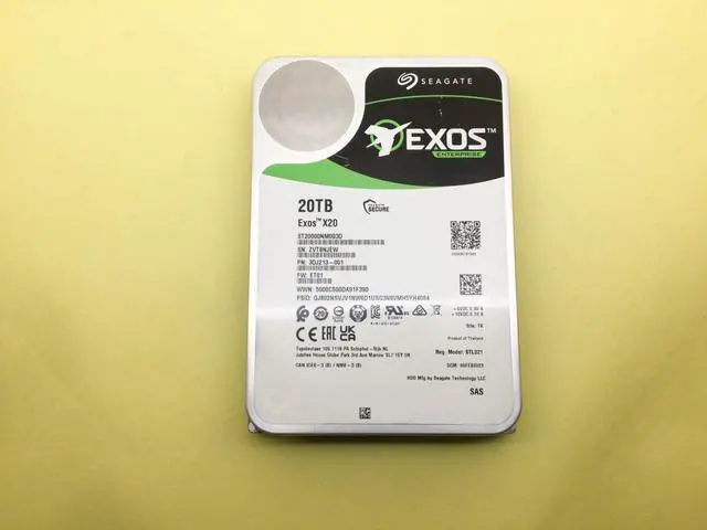 Main image of (NOT FOR HOME PC!) Seagate Exos X20 20TB 7200RPM SAS 12Gb/s 256MB 3.5in Internal HDD ST20000NM003D