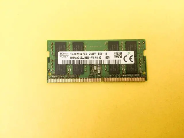 Main image of HMA82GS6JJR8N-VK HYNIX 16GB SODIMM MEMORY MODULE PC4-2666V