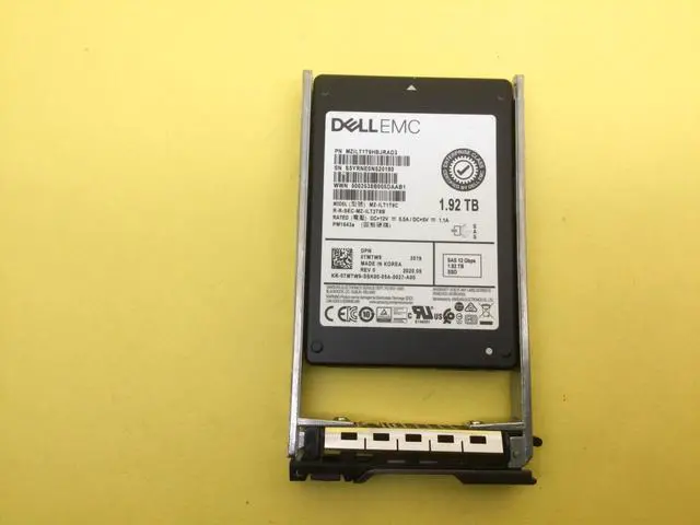 Main image of (NOT FOR HOME PC!) TMTW9 Dell 1.92TB SAS 12Gbps Read Intensive 512e 2.5'' SSD 0TMTW9 MZ-ILT1T9C