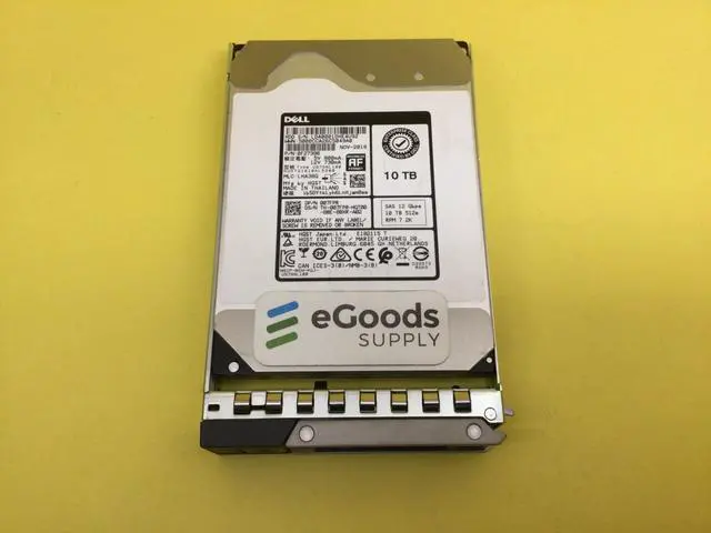 Main image of (NOT FOR HOME PC!) 07FPR Dell 10TB 7.2K RPM SAS 12Gb/s 3.5" 512e HDD 007FPR HUH721010AL5200
