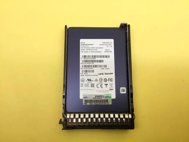 Main image of 875513-B21 HPE 1.92TB SATA 6G READ INTENSIVE SFF SC DS SSD 875657-001