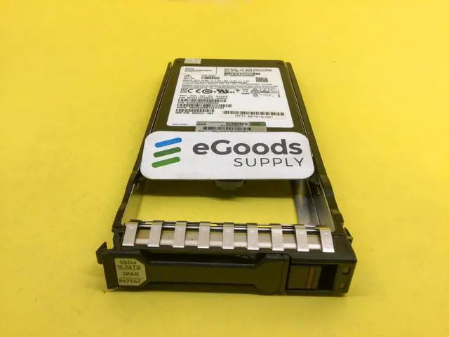 Alt view image 3 of 3 - (NOT FOR HOME PC!) P9M63B HPE 3PAR 20000 15.36TB SAS SFF (2.5IN) FIPS ENCRYPTED SSD 867547-001