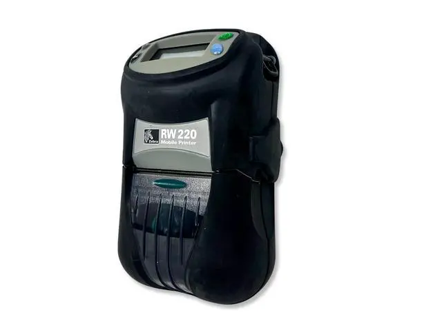 Alt view image 3 of 6 - Zebra RW220 Mobile Thermal Label Printer 2" USB WiFi Bluetooth R2D-0UBA000N-L3