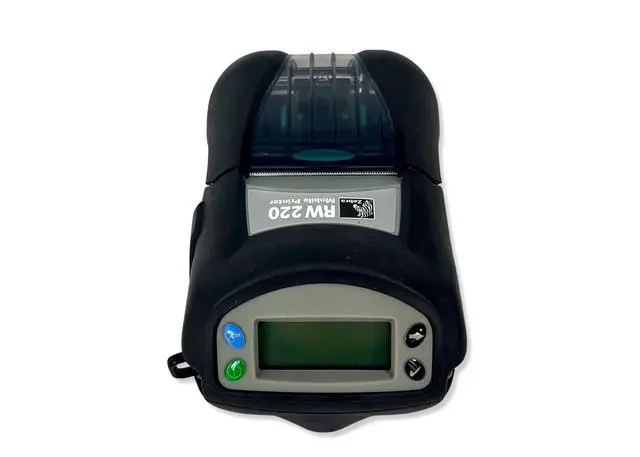 Alt view image 5 of 6 - Zebra RW220 Mobile Thermal Label Printer 2" USB WiFi Bluetooth R2D-0UBA000N-L3