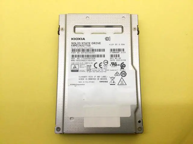 Main image of (NOT FOR HOME PC!) KIOXIA PM5 7.68TB SAS 12Gb/s 2.5'' SSD KRM51RUG7T68