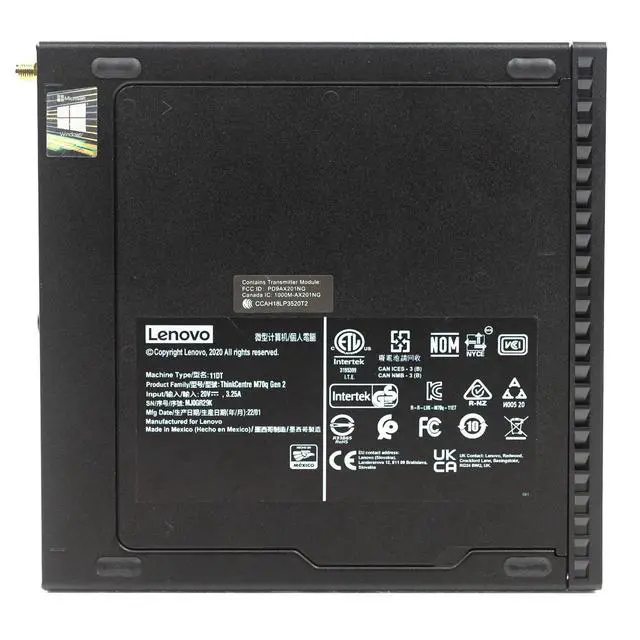 Alt view image 5 of 7 - Lenovo ThinkCentre M70q G3 Tiny Desktop WiFi i5-12400T 16GB 512GB Windows 11 Pro