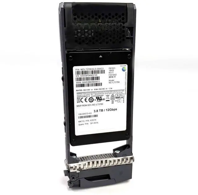 Main image of (NOT FOR HOME PC!) Samsung 3.8TB 2.5" 12Gb/s Server SAS Solid State Drive & Caddy MZ-ILT3T8A X357A
