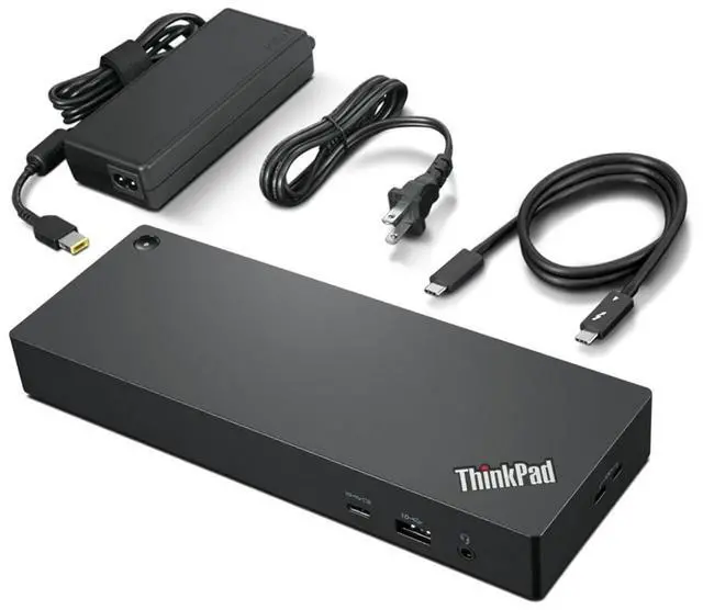 Main image of Lenovo 40B1 ThinkPad Universal Thunderbolt 4 Smart Dock 5D20V25726 w/ AC Adapter