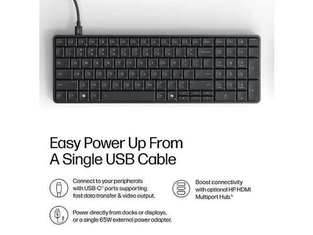 Alt view image 6 of 7 - HP HP EliteBoard Keyboard PC Computer " AMD Ryzen AI 5 PRO, 16 GB;512 GB SSD