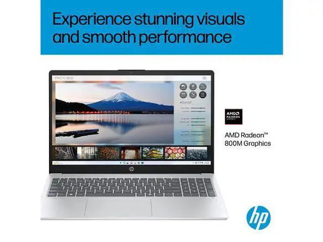Alt view image 5 of 6 - HP OmniBook 3 Laptop Computer 15.6" FHD Touch Screen AMD Ryzen AI 7 16 GB