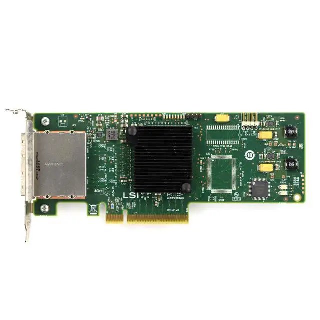 Alt view image 4 of 5 - (NOT FOR HOME PC!) LSI LOGIC H3-25260-02C SAS9200-8E 6GB PCI-E 2.0x8 SATA/SAS Host Bus Adapter