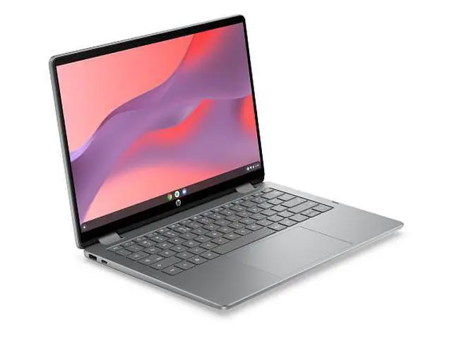 Alt view image 5 of 7 - HP Chromebook Laptop Computer 14" 2K Touch Screen Intel N-series 4 GB memory;128