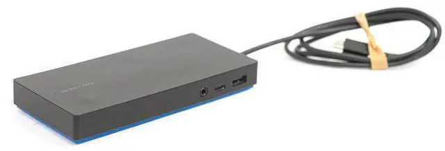Alt view image 2 of 6 - HP Elite USB-C TPA-B01 Docking Station 65w USB 3.0 HDMI DP 841575-001 844549-001