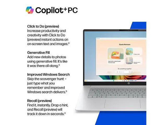 Alt view image 6 of 7 - HP OmniBook 3 Laptop Computer 17.3" FHD AMD Ryzen 16 GB memory;1 TB SSD Windows