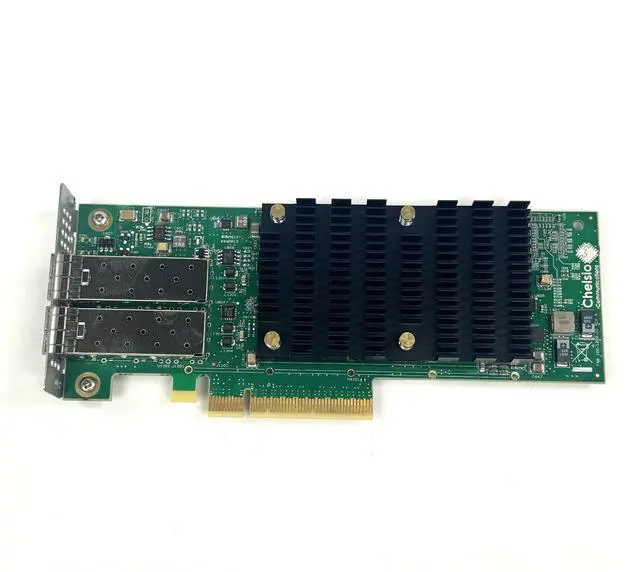 Alt view image 3 of 7 - Chelsio T6225-CR 2-Port SFP+ 1/10/25GbE Unified Wire Host Bus Card 110-1209-60