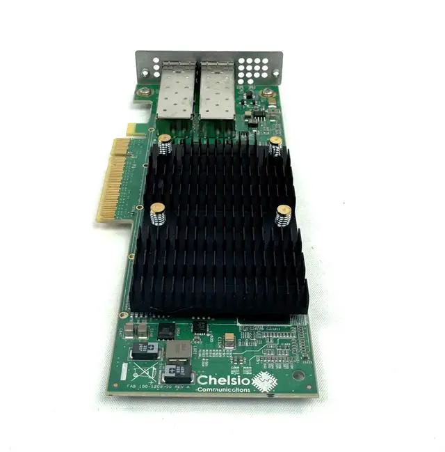 Alt view image 4 of 7 - Chelsio T6225-CR 2-Port SFP+ 1/10/25GbE Unified Wire Host Bus Card 110-1209-60