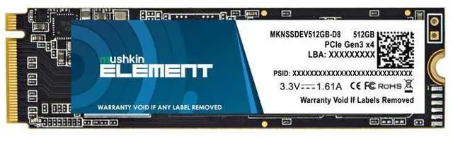 Main image of Assorted Mushkin 512GB 2280 PCIe NVMe Laptop Desktop SSD Solid State Drive