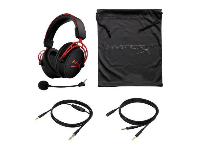 Alt view image 3 of 7 - HyperX Cloud Alpha - Gaming Headset - Black-Red