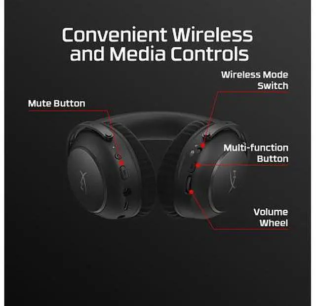 Alt view image 5 of 7 - HyperX Cloud Alpha 2 - Wireless Gaming Headset