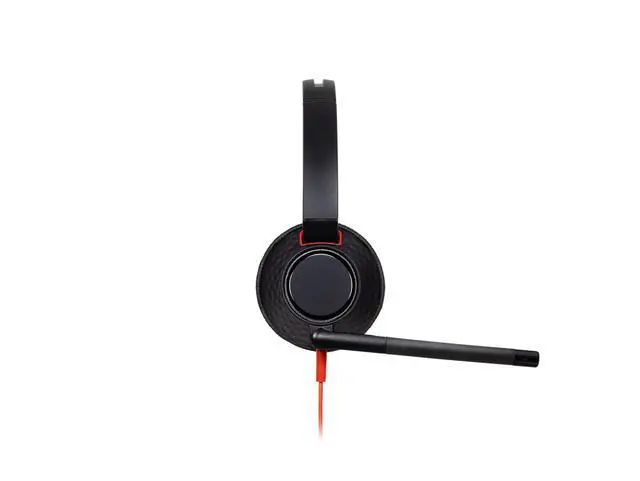 Alt view image 4 of 7 - Poly Blackwire 5210 Monaural USB-C Headset +3.5mm Plug +USB-C/A Adapter