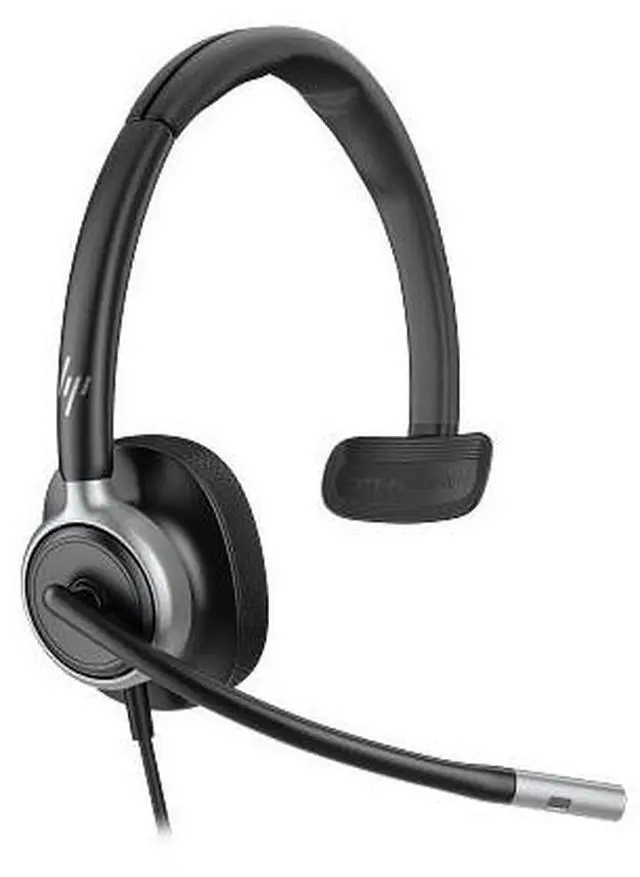 Alt view image 3 of 7 - HP Poly Mission 615 Monaural USB Wired Headset
