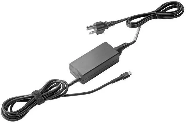 Main image of HP 45W USB-C LC Power Adapter | Compatibility: HP Chromebook PCs with USB-C port