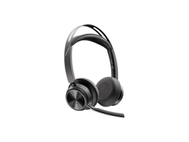 Alt view image 2 of 5 - Poly Voyager Focus 2 USB-C-C Headset +USB-C/A Adapter +Charging Stand