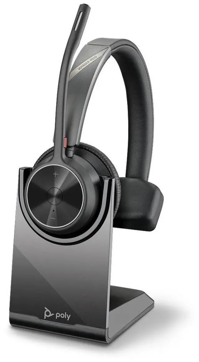 Main image of Poly Voyager 4310 USB-C Headset with charge stand