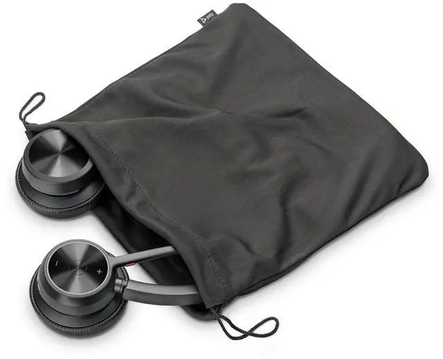 Alt view image 5 of 7 - Poly Voyager 4320 UC Stereo USB-A Headset +BT700 USB-A Adapter +Charging Stand