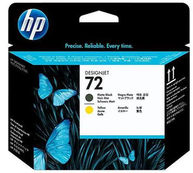 Main image of HP 72 Matte Black and Yellow DesignJet Printhead, C9384A