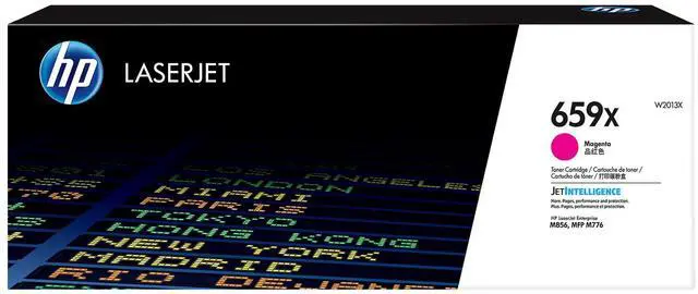 Main image of HP 659X High Yield Magenta Original LaserJet Toner Cartridge, ~29,000 pages,