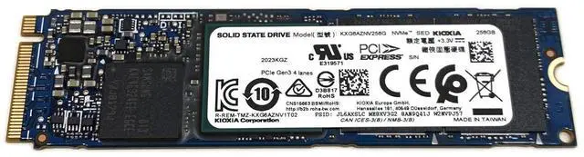 Main image of Assorted Kioxia 256GB 2280 PCIe NVMe Laptop Desktop SSD Solid State Drive