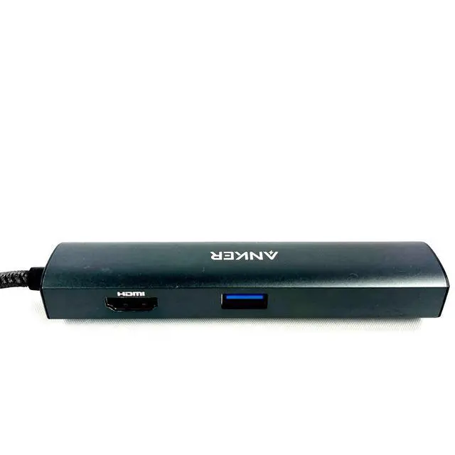 Alt view image 4 of 6 - Anker PowerExpand+ 5-in-1 USB-C Hub 4K HDMI Gigabit Ethernet 3x USB 3.0 A8338