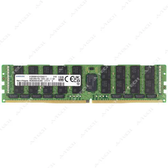 Main image of (NOT FOR HOME PC!) Samsung 64GB DDR4-2666 PC4-21300 ECC LRDIMM Server Memory RAM (M386A8K40CM2-CTD)