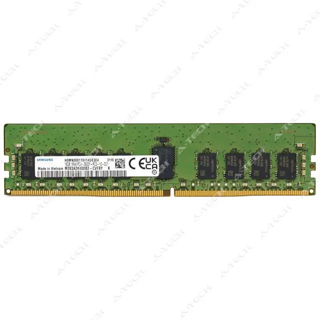 Main image of (NOT FOR HOME PC!) Samsung 16GB DDR4 2933MHz PC4-23400 ECC RDIMM Server Memory RAM M393A2K40DB2-CVF