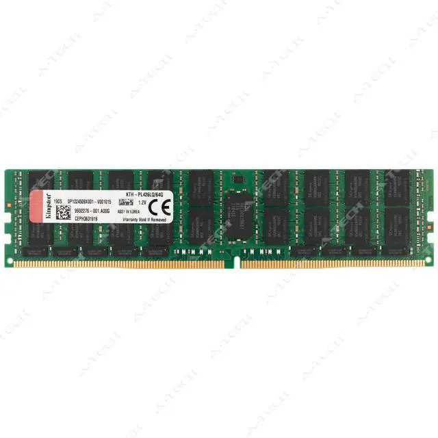 Main image of (NOT FOR HOME PC!) Kingston 64GB DDR4-2666 PC4-21300 ECC LRDIMM Server Memory RAM (KTH-PL426LQ/64G)