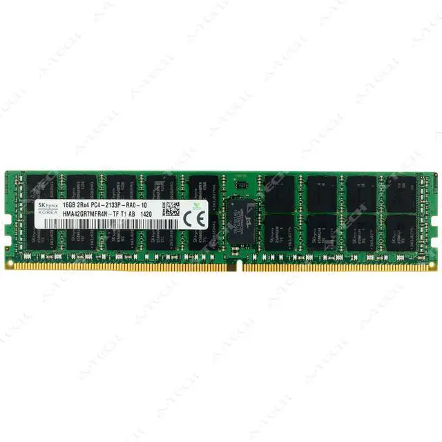 Main image of (NOT FOR HOME PC!) Hynix 16GB DDR4 2133MHz PC4-17000 ECC RDIMM Server Memory RAM (HMA42GR7MFR4N-TF)
