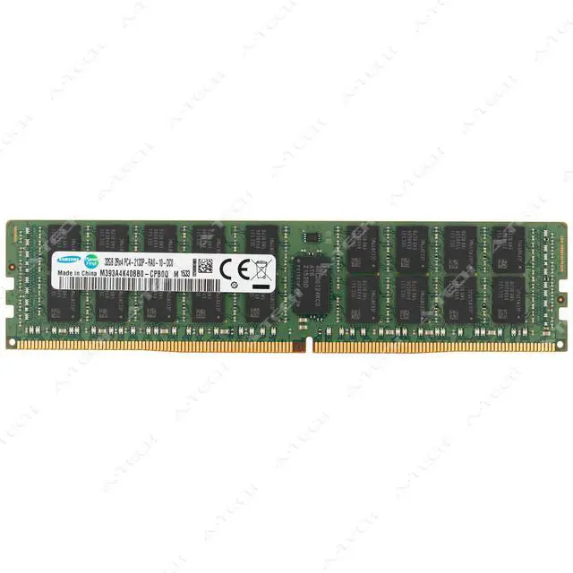 Main image of Samsung 32GB DDR4 2133 MHz PC4-17000R RDIMM Server Memory RAM (M393A4K40BB0-CPB)
