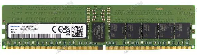 Main image of (NOT FOR HOME PC!) Samsung 32GB DDR5 EC8 REG M321R4GA0BB0-CQK M321R4GA0BB0-CQKDG Server Memory RAM