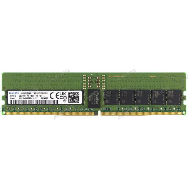Alt view image 2 of 4 - (NOT FOR HOME PC!) Samsung 32GB DDR5 EC8 REG M321R4GA0BB0-CQK M321R4GA0BB0-CQKDG Server Memory RAM